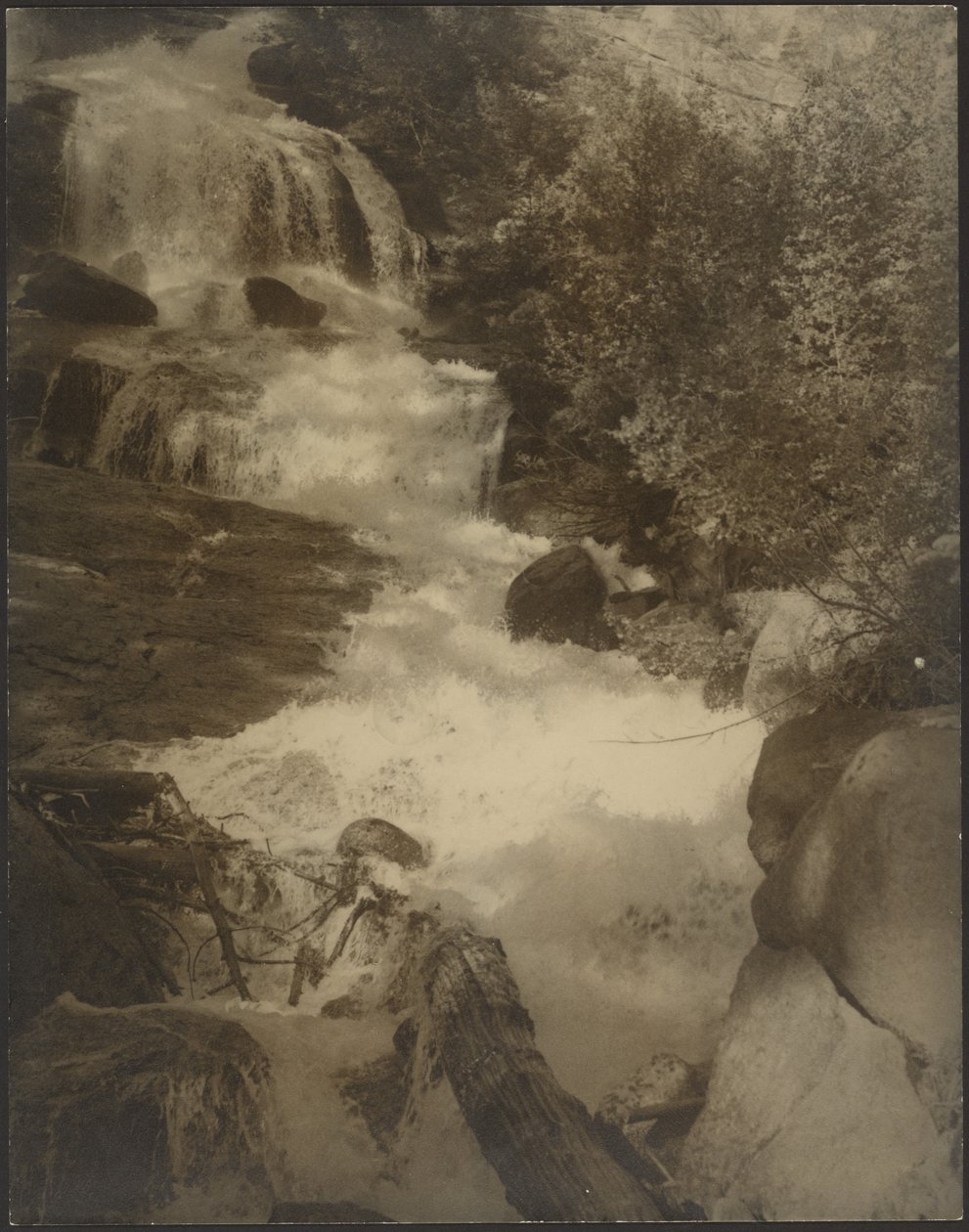 Un ruisseau de montagne - Louis Fleckenstein