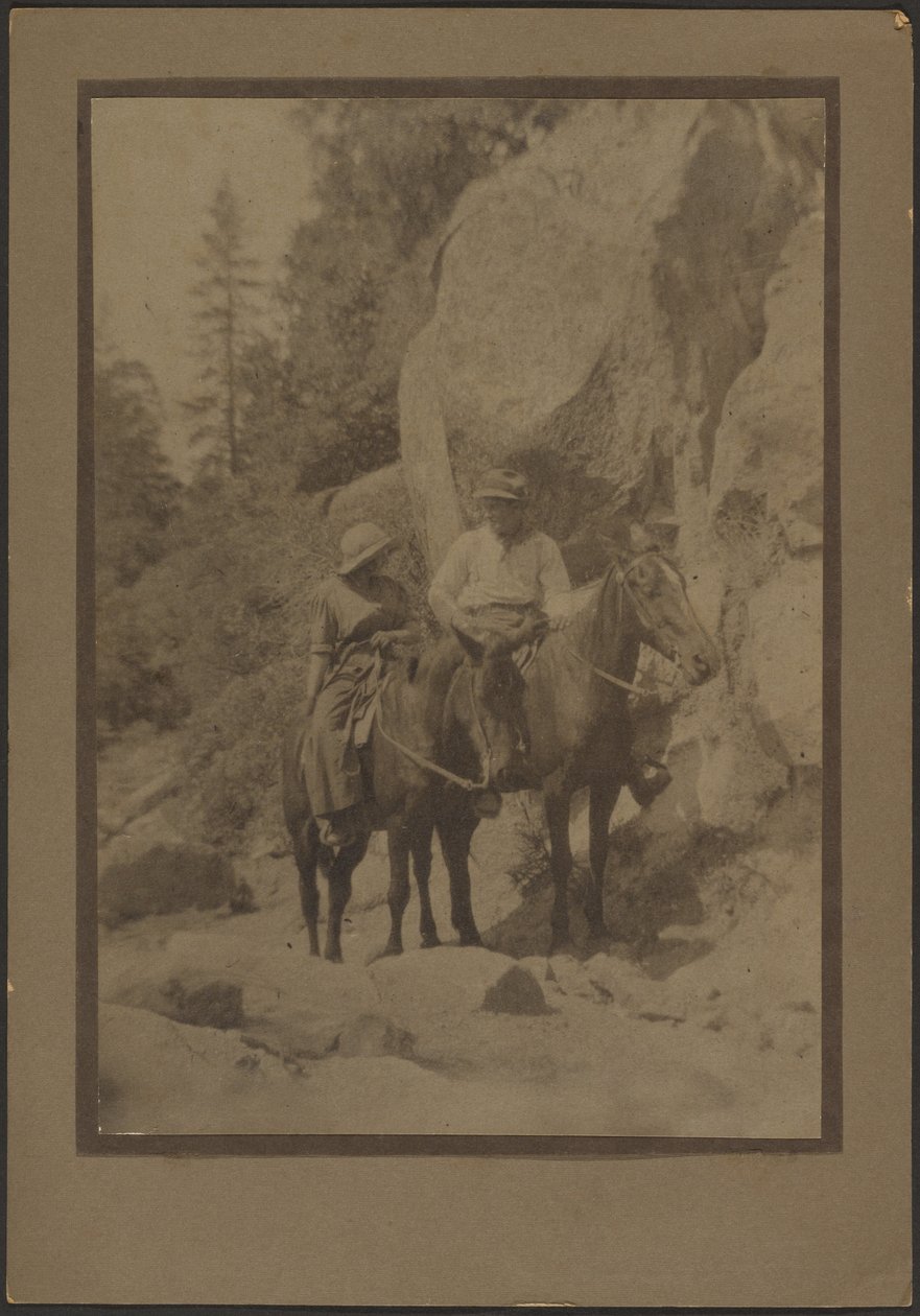 Couple à cheval - Louis Fleckenstein