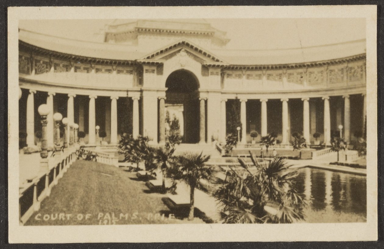 [Court of Palms, Pan Pacific International Exposition (P.P.I.E.)]. - Louis Fleckenstein