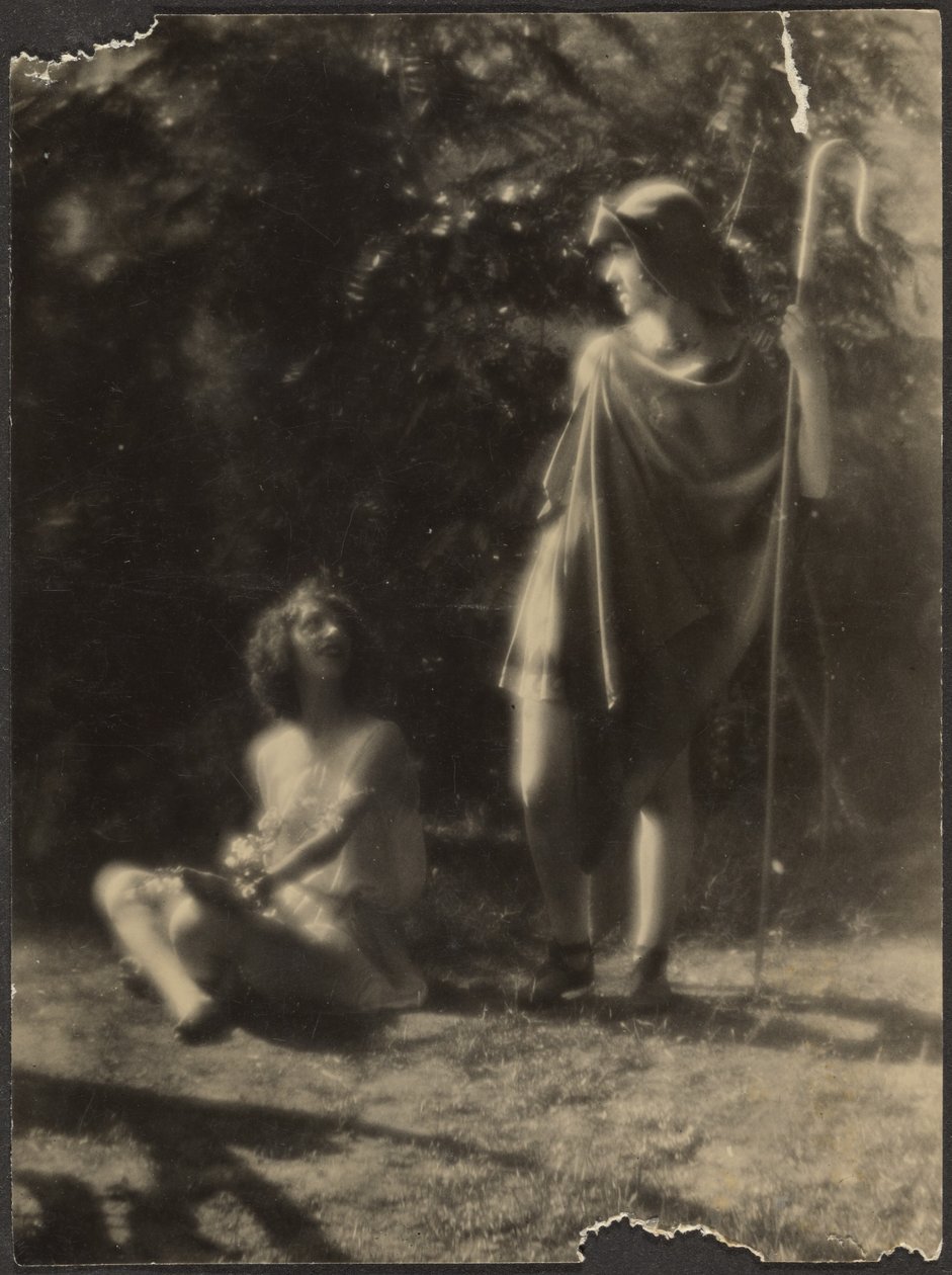 [Danseurs dans un jardin] - Louis Fleckenstein