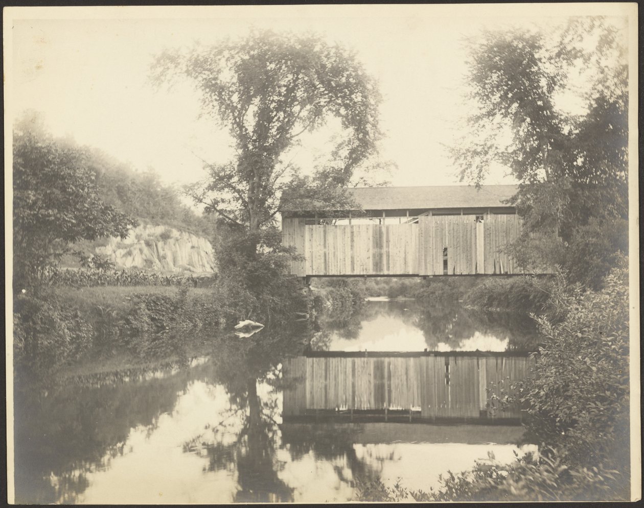 Le vieux pont couvert - Louis Fleckenstein