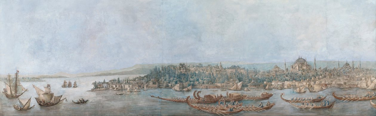 Panorama de Sarayburnu, fin du XVIIIe siècle - Louis Francois Cassas