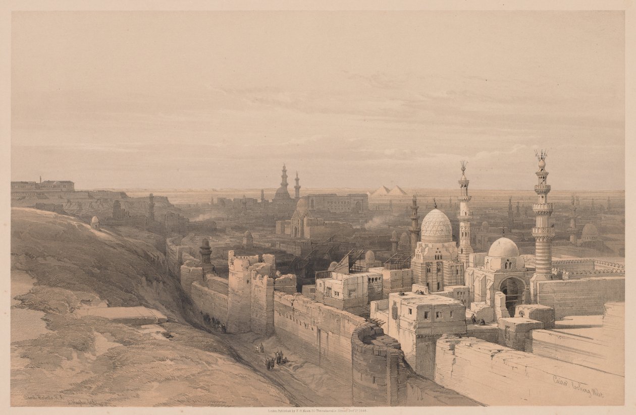 Égypte et Nubie : Volume III - No. 26, Le Caire, vue vers l