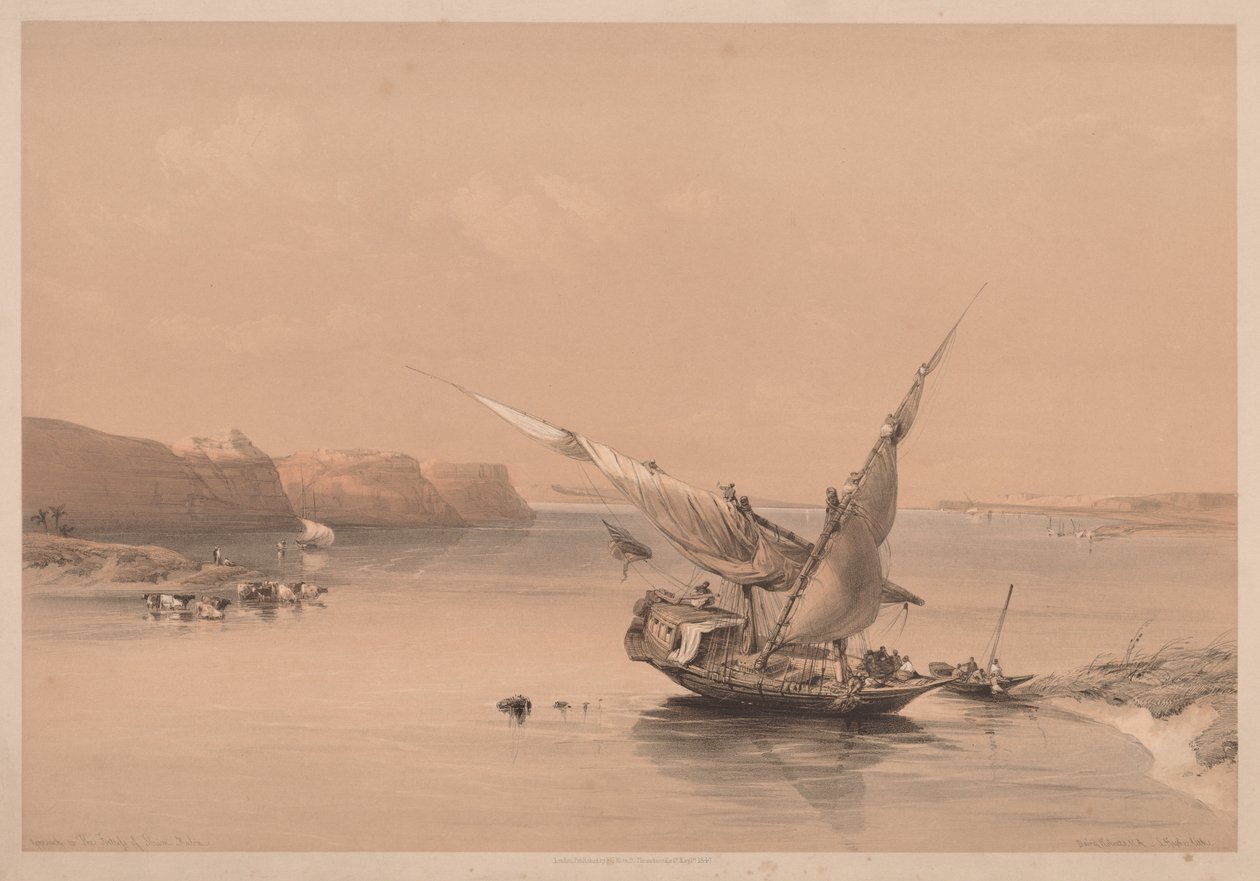 Égypte et Nubie : Volume II - N° 6, Approche de la Forteresse d