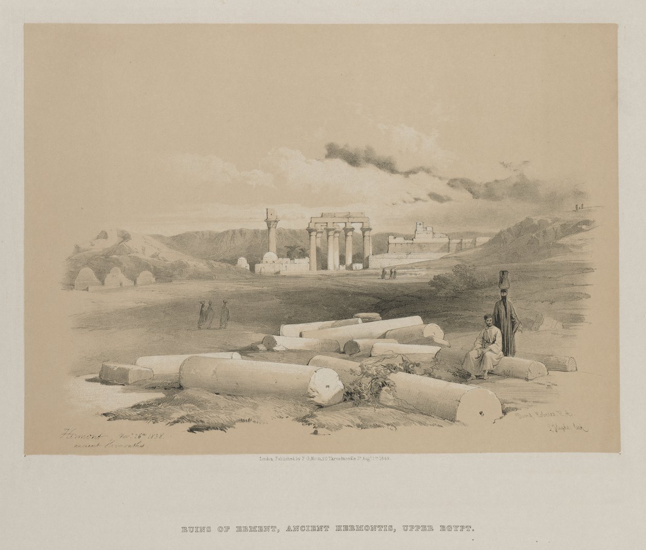 Égypte et Nubie, Volume II : Hermont, ancien Hermonthis - Louis Haghe
