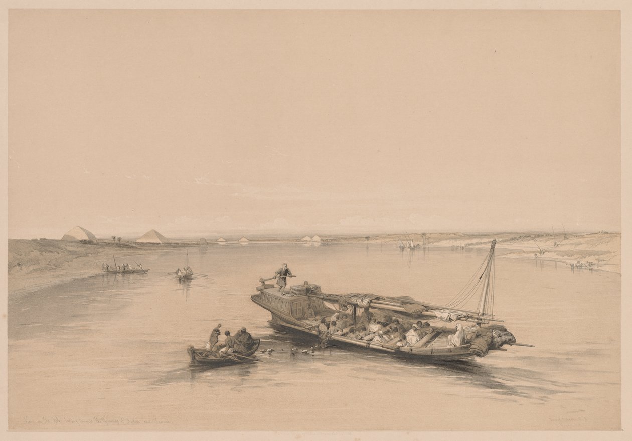 Égypte et Nubie : Volume I - N° 4, Bateaux d
