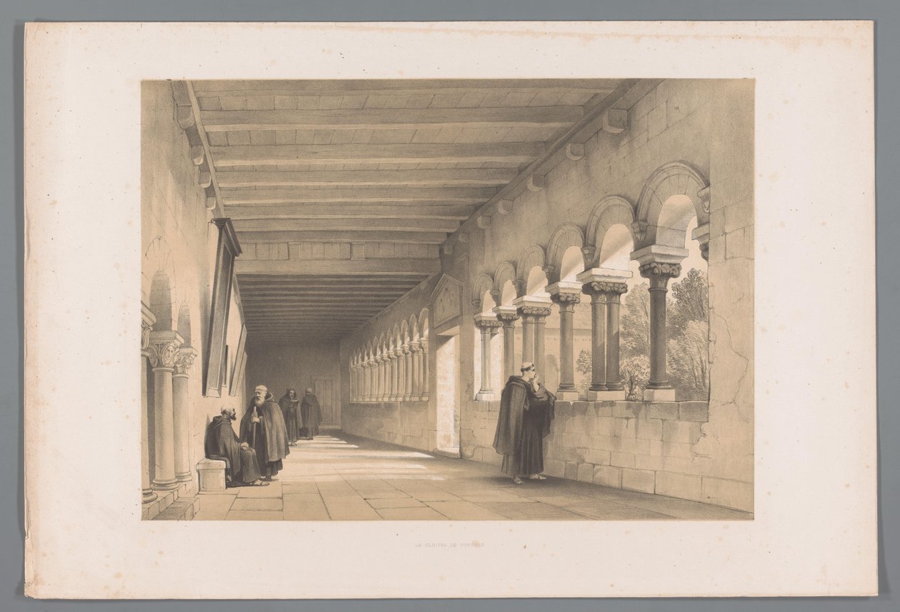Cloître à Tongres - Louis Haghe