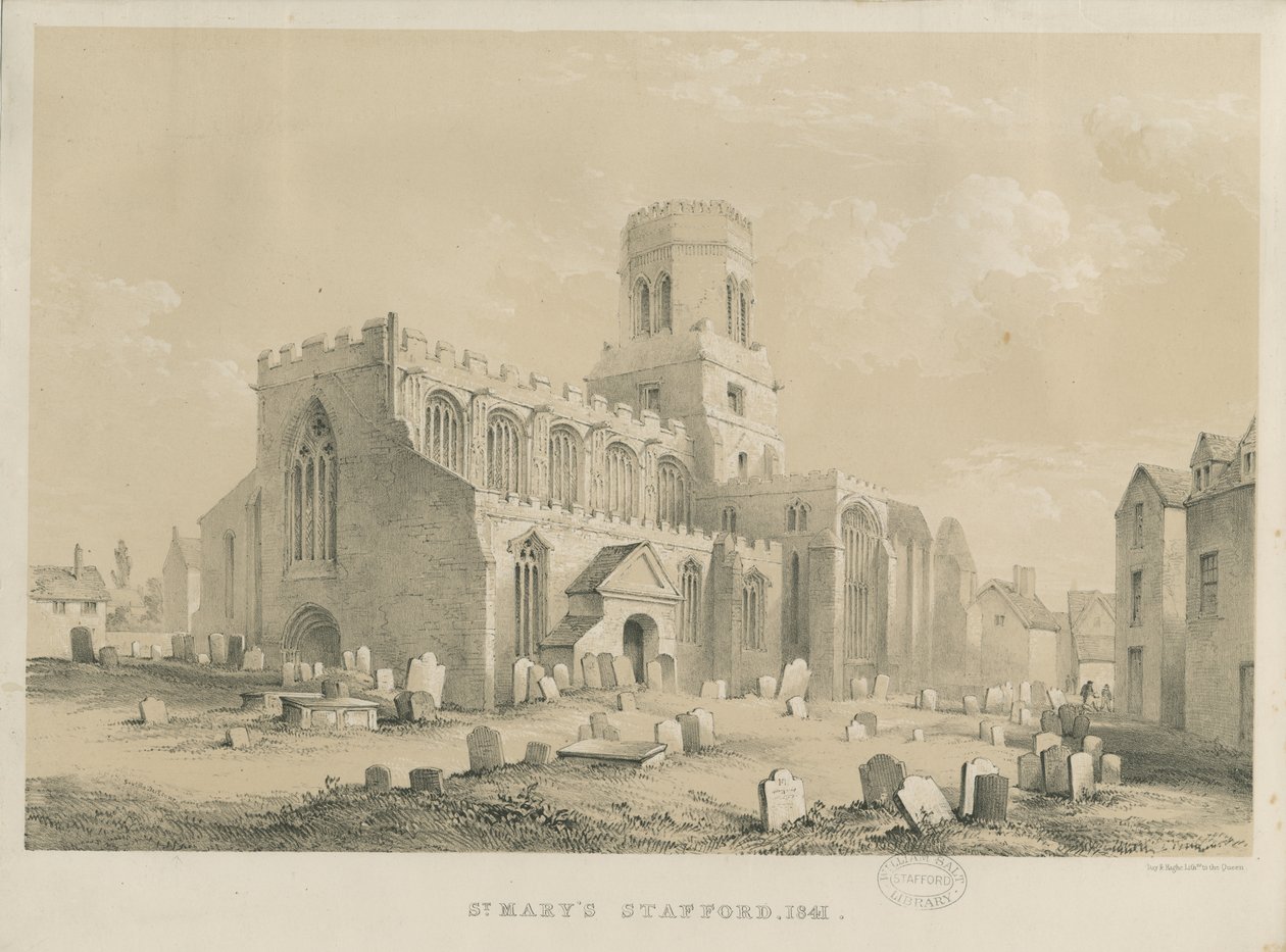 Stafford - Église Sainte-Marie - Louis Haghe