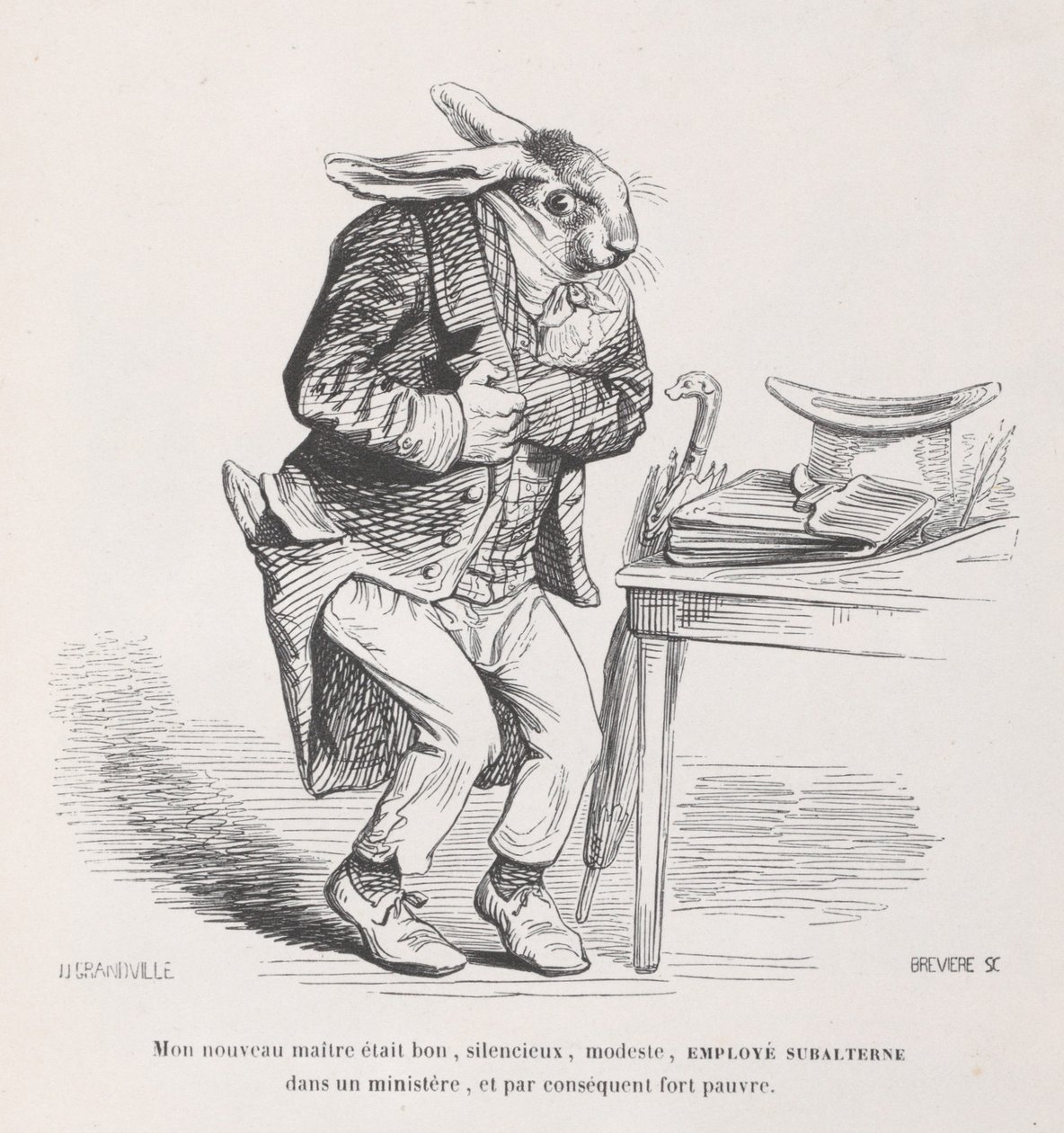 Mon nouveau maître de Scènes de la vie privée et publique des animaux - Louis Henri Brévière