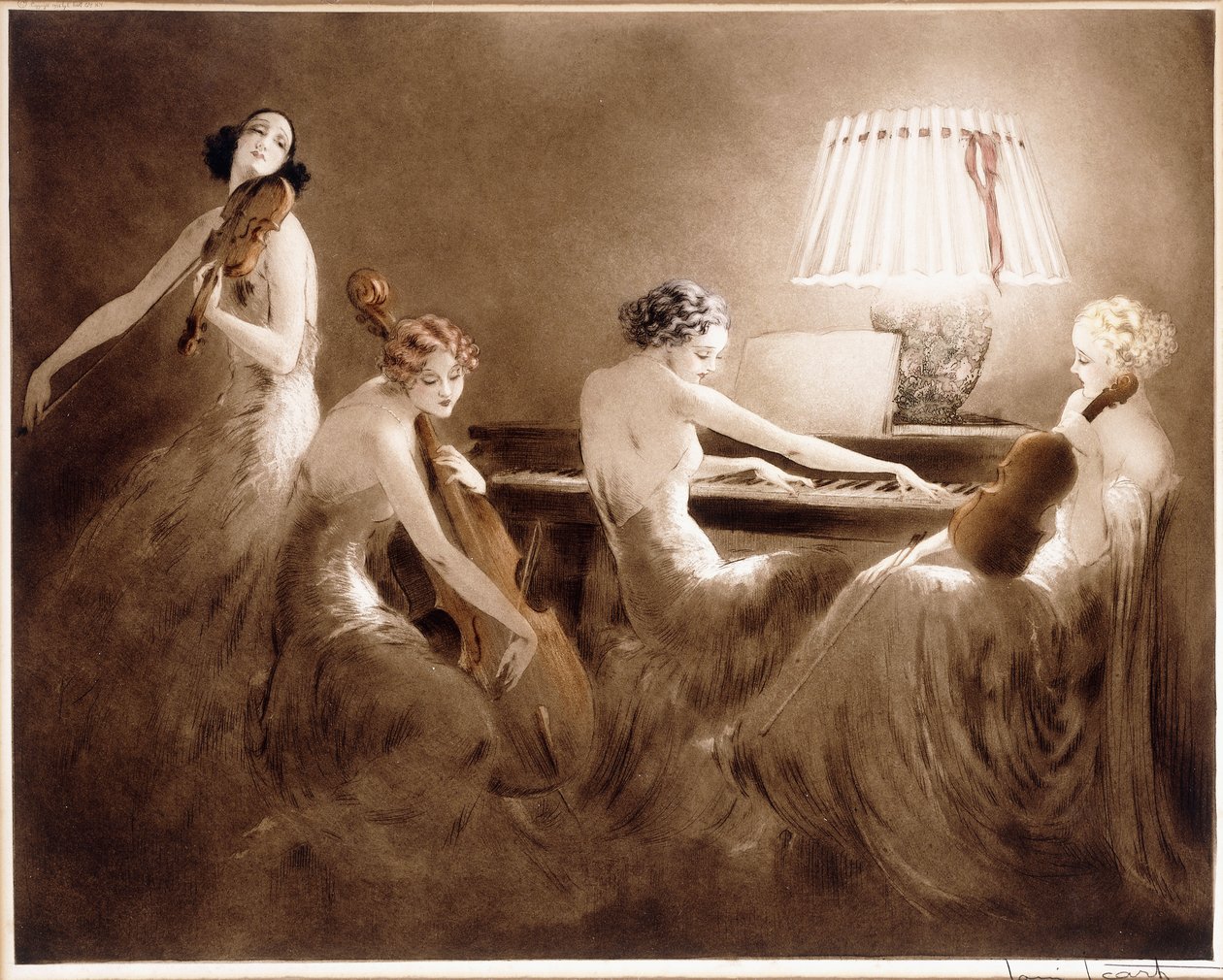 Heure de la mélodie, c.1934 - Louis Icart