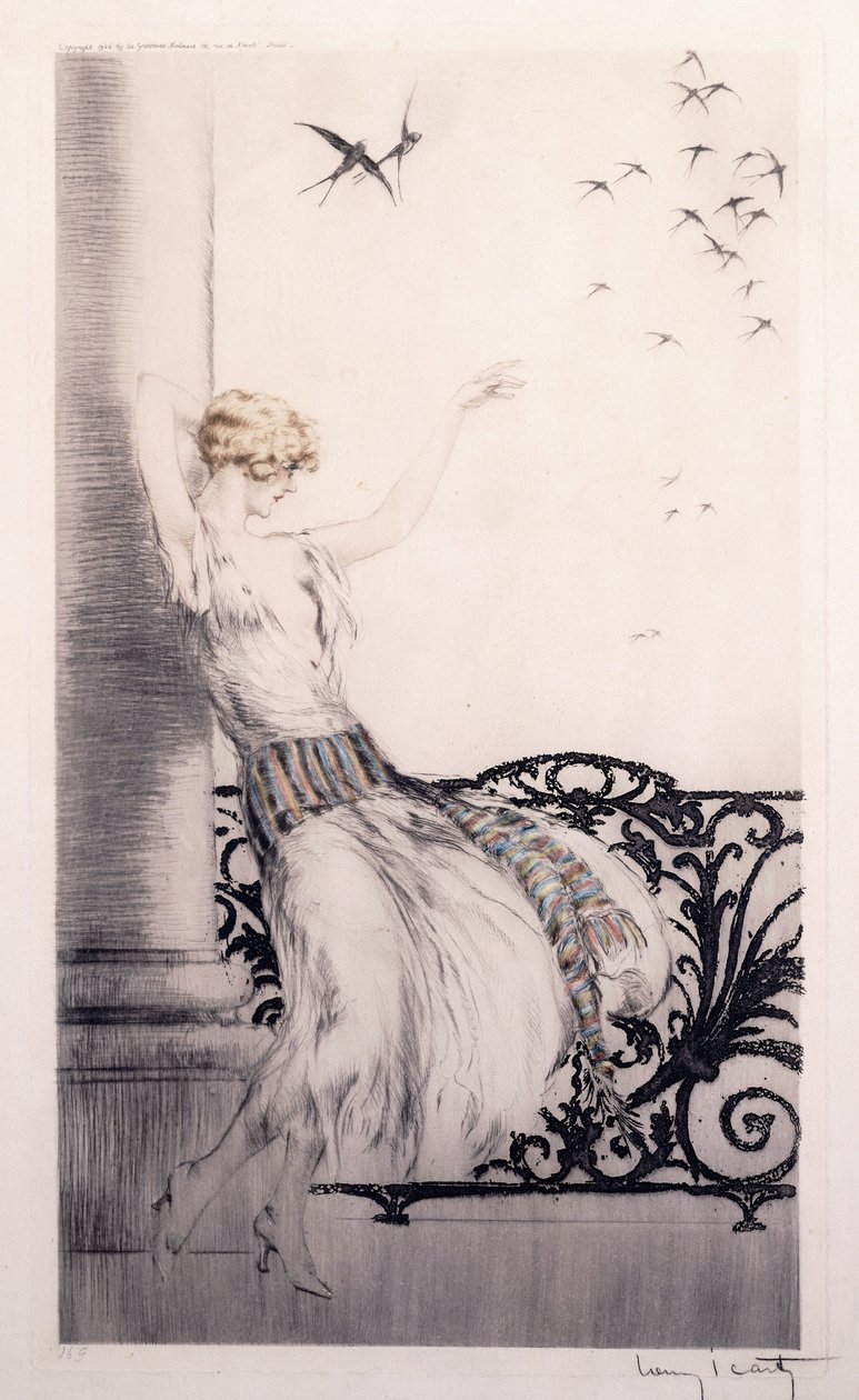 Hirondelles - Louis Icart