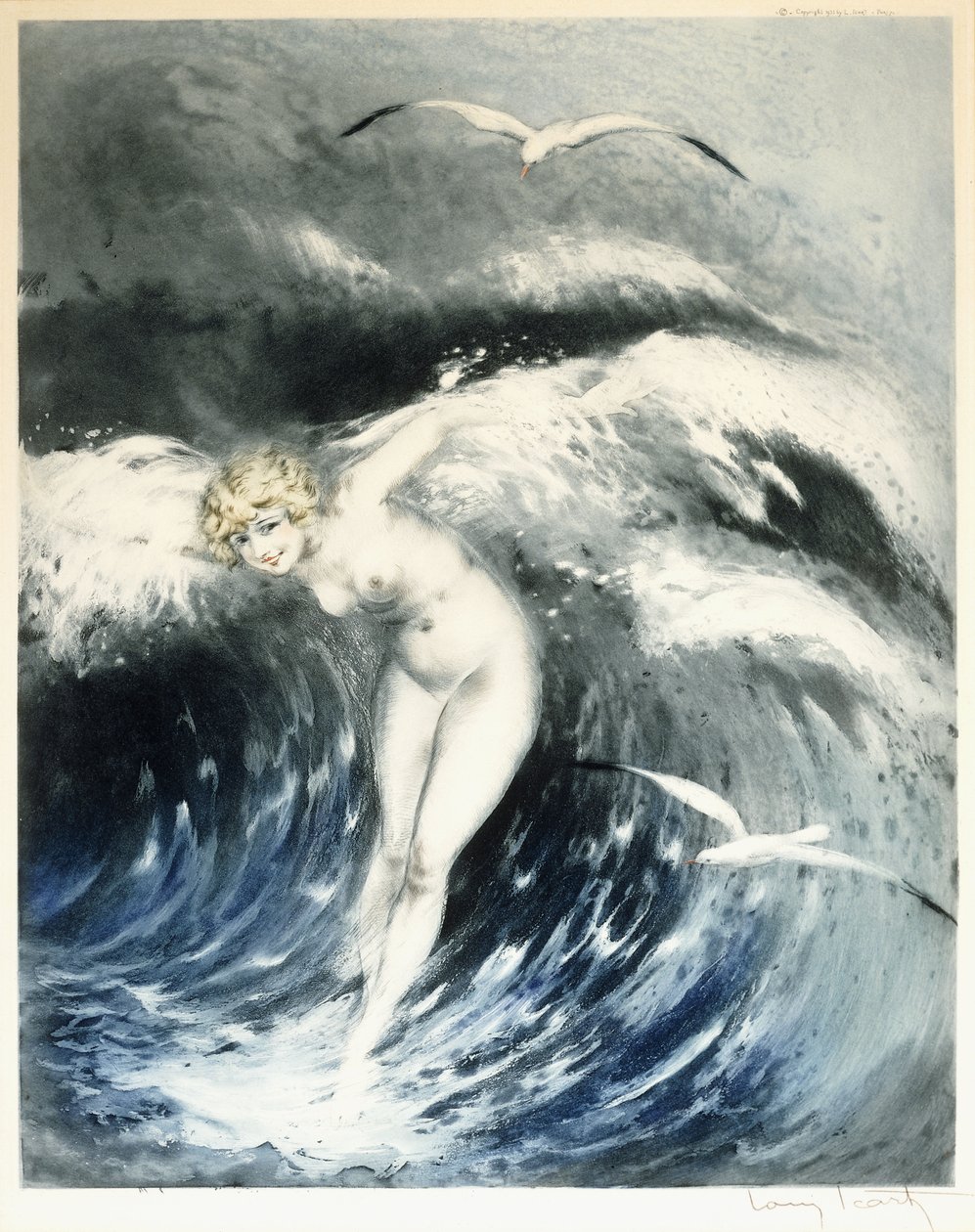 Vénus dans les Vagues, c. 1931 - Louis Icart