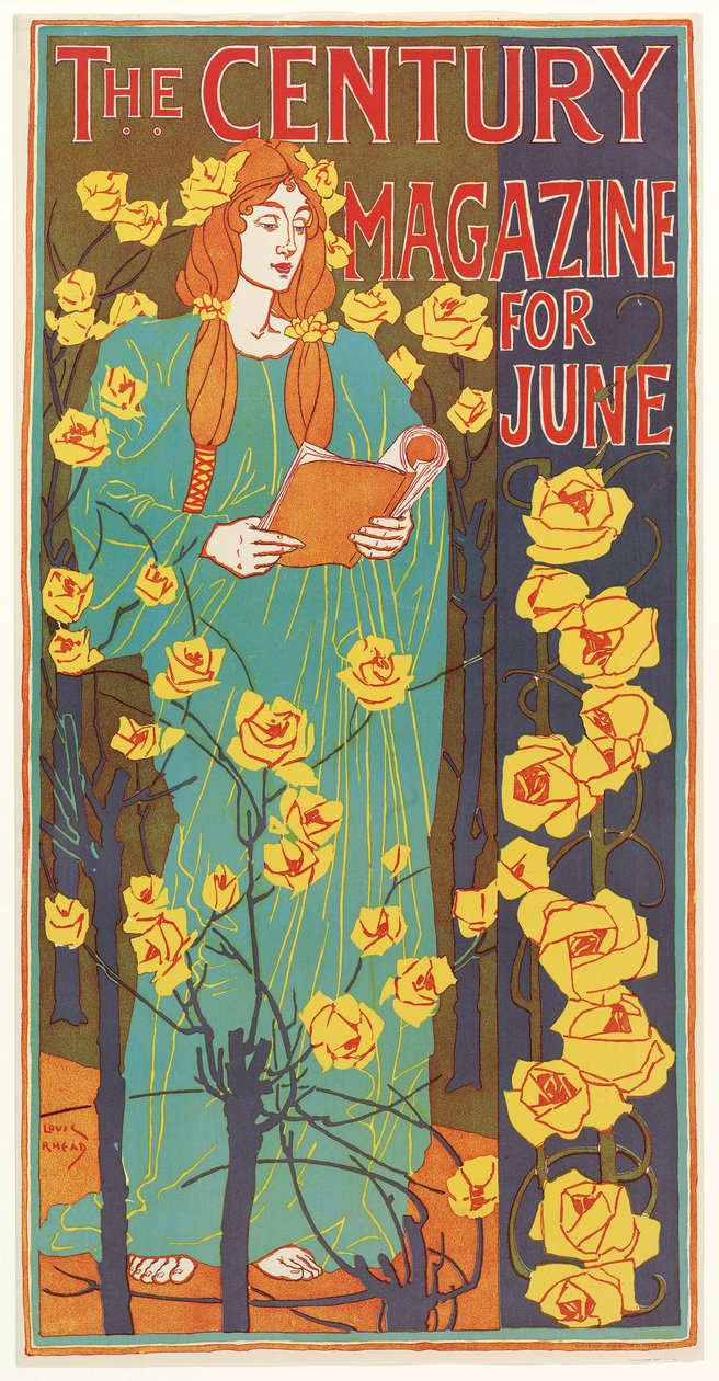 The Century Magazine pour juin, pub. 1896 - Louis John Rhead