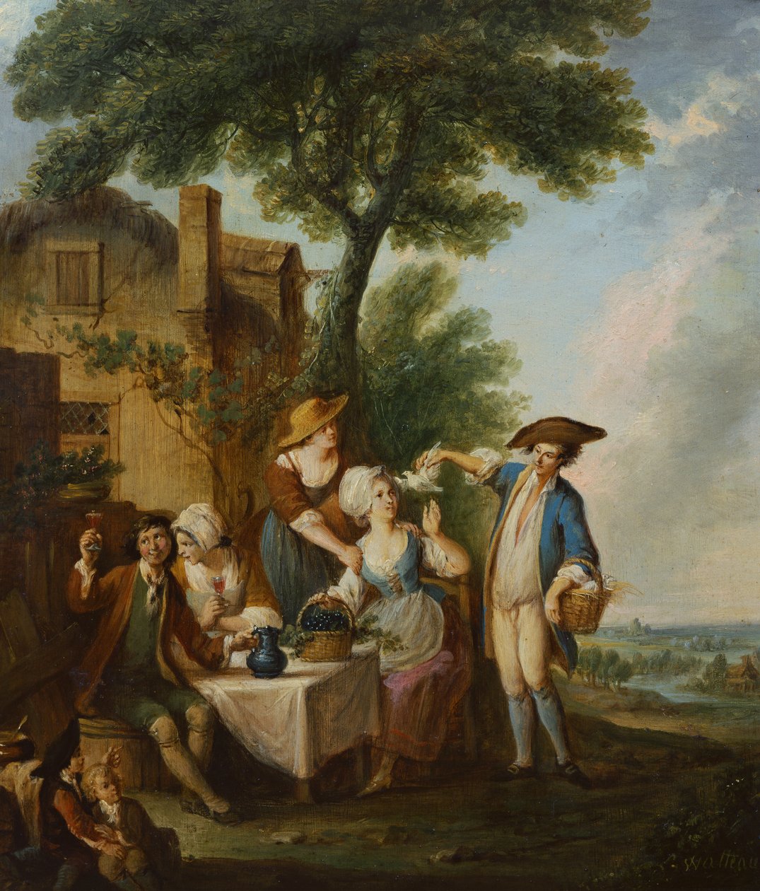 La Jolie Colombe - Louis Joseph (1731 98) Watteau