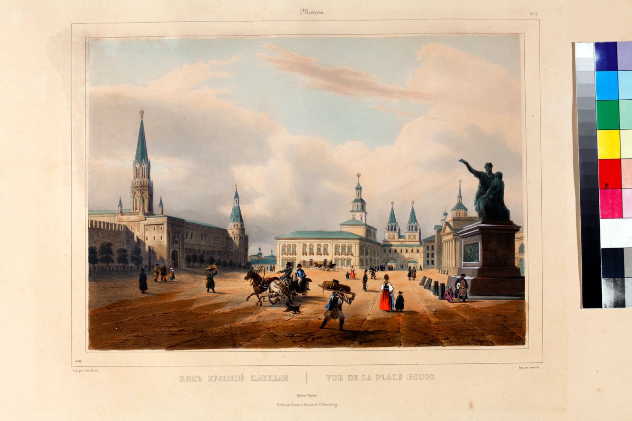 La place Rouge à Moscou - Louis Jules Arnout