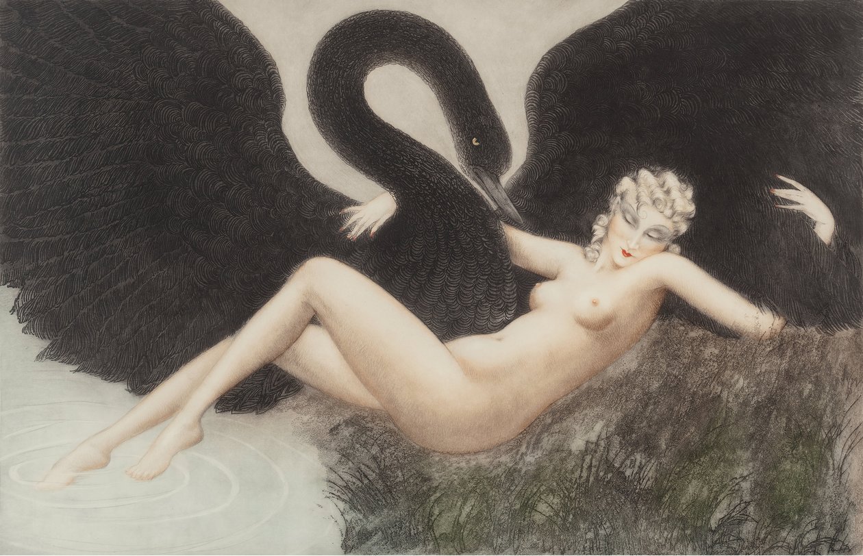 Léda et le cygne, 1934 - Louis Justin Laurent Icart