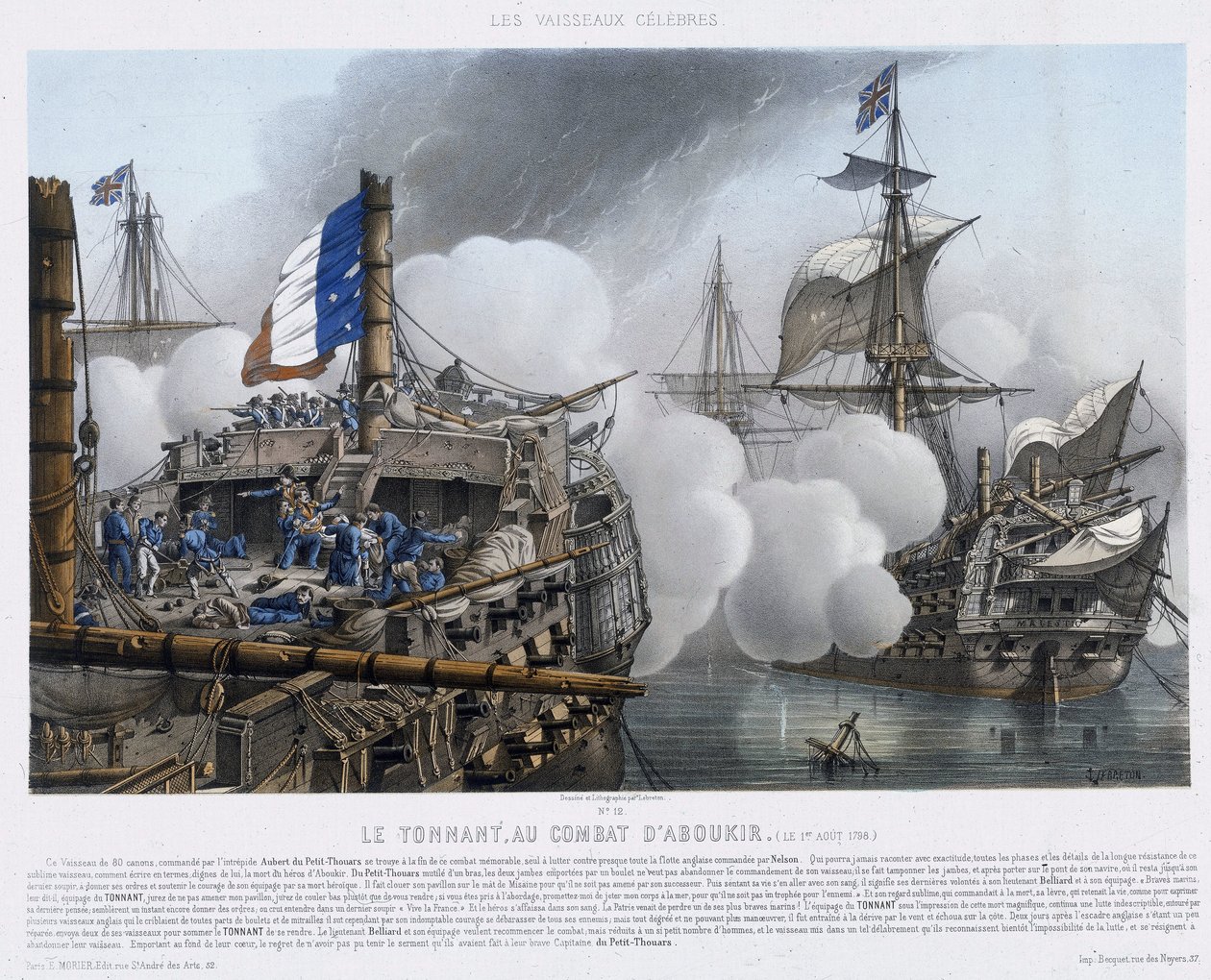 Navires célèbres : Le Tonnant, à la bataille d