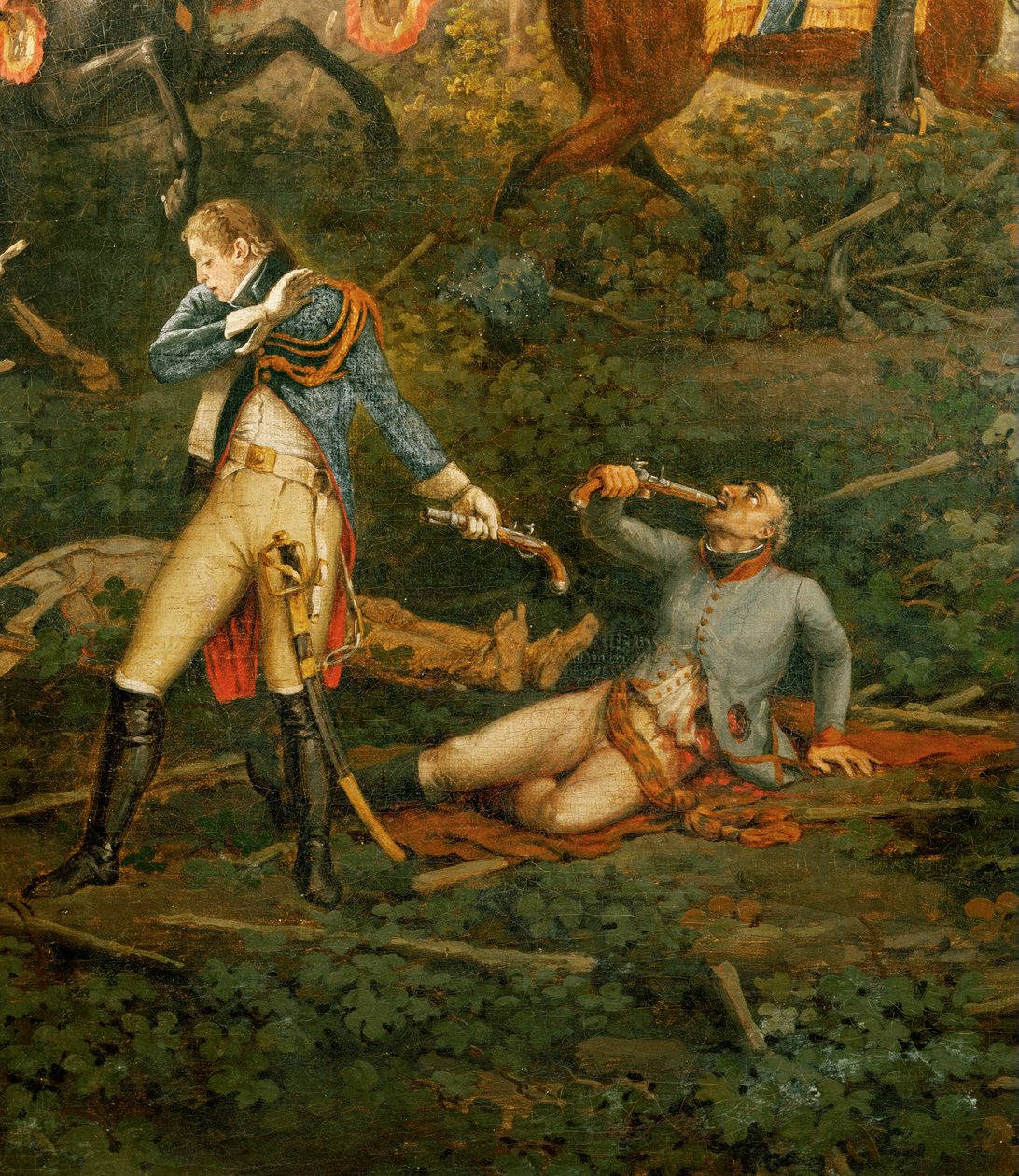 Bataille de Marengo (huile sur toile) - Louis Lejeune