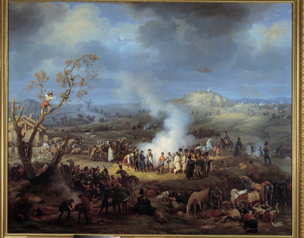 Bivouac de Napoléon Ier à la veille de la bataille d