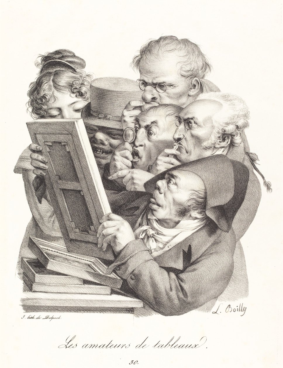 Les amateurs de tableaux - Louis Leopold Boilly