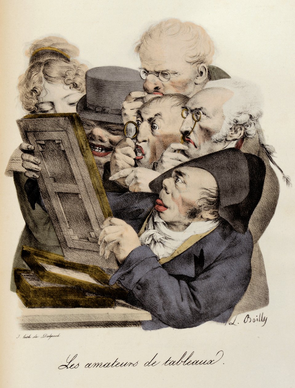 Les amateurs de peinture - Louis Leopold Boilly