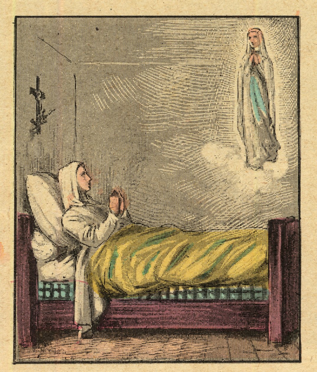 Bernadette Soubirous (1844-1879) - Gravure de 