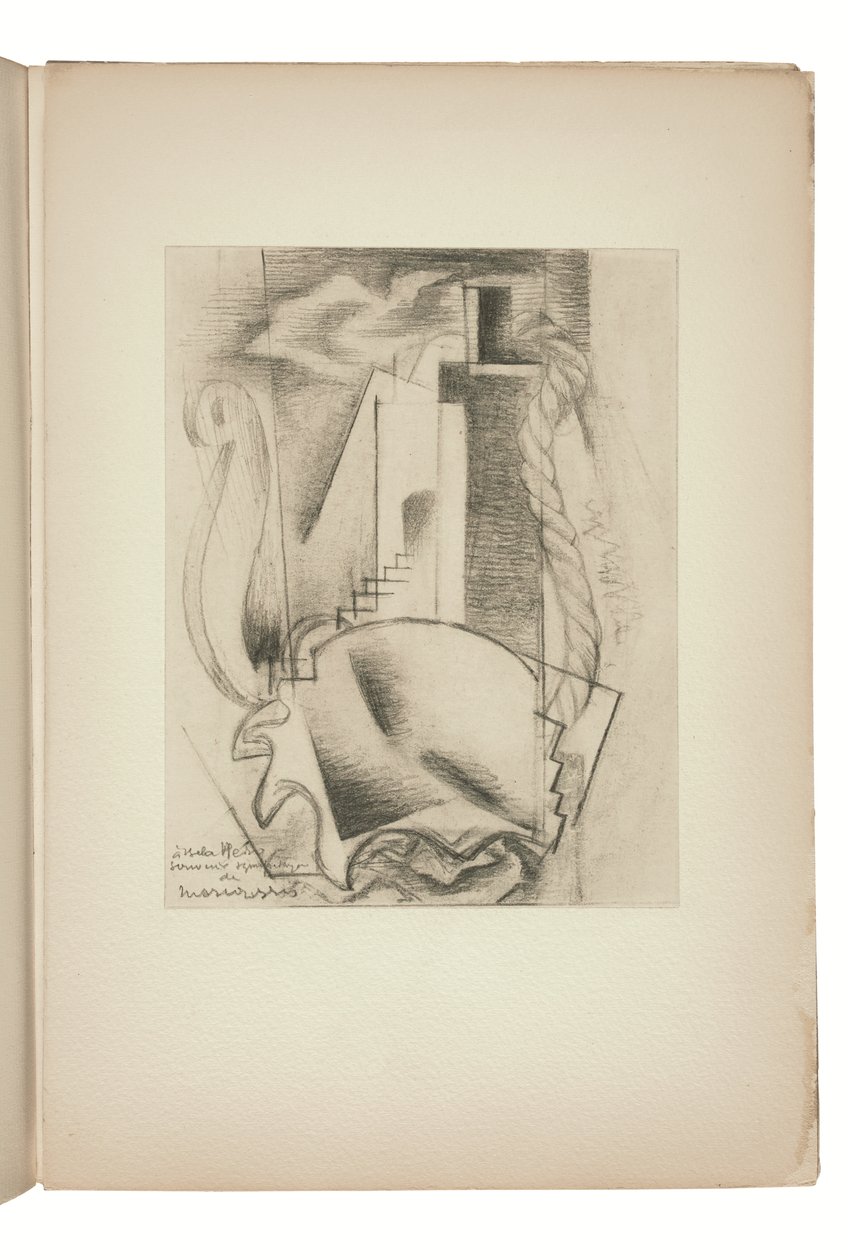 Page from Indicateur des chemins de cœur Paris, éditions Jeanne Bucher - Louis Marcoussis