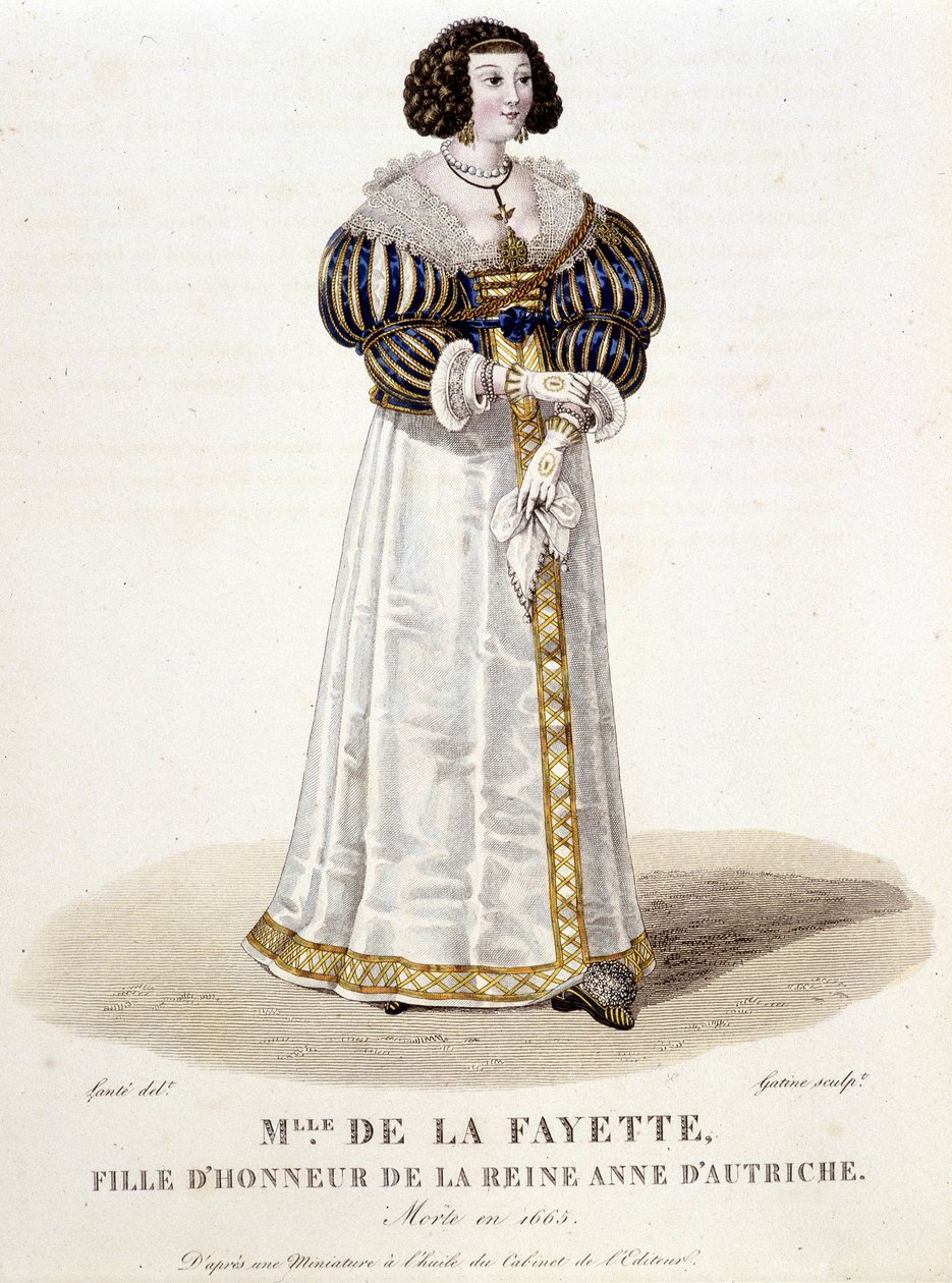 Marie-Madeleine (Marie Madeleine) Pioche de La Vergne, Comtesse de Lafayette (Madame de la Fayette) (1634-1693), fille d