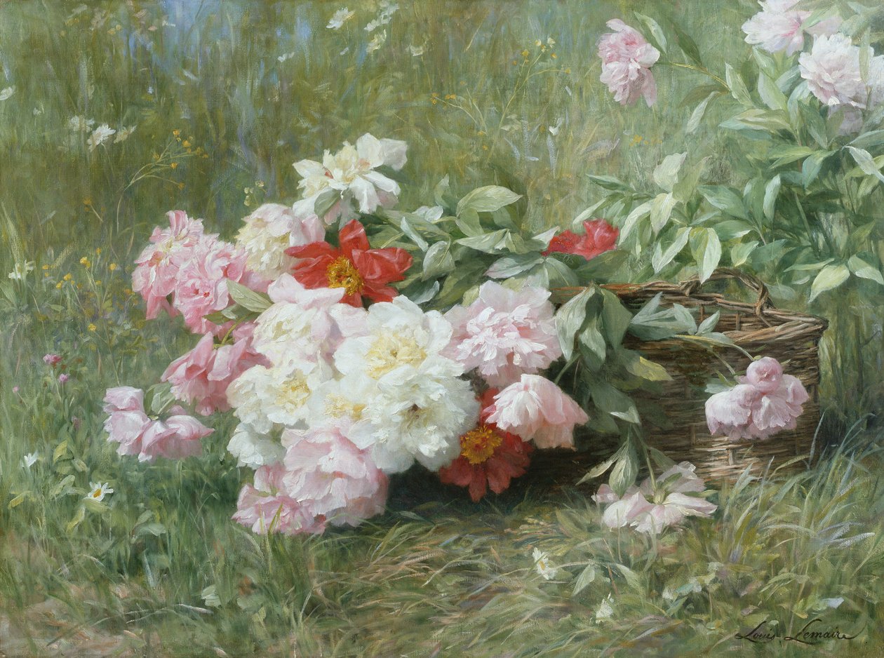 Fleurs fraîchement coupées - Louis Marie Lemaire
