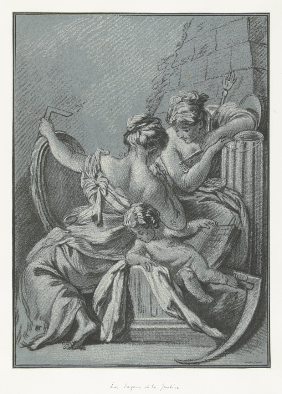 La Sagesse et la Justice - Louis Marin Bonnet
