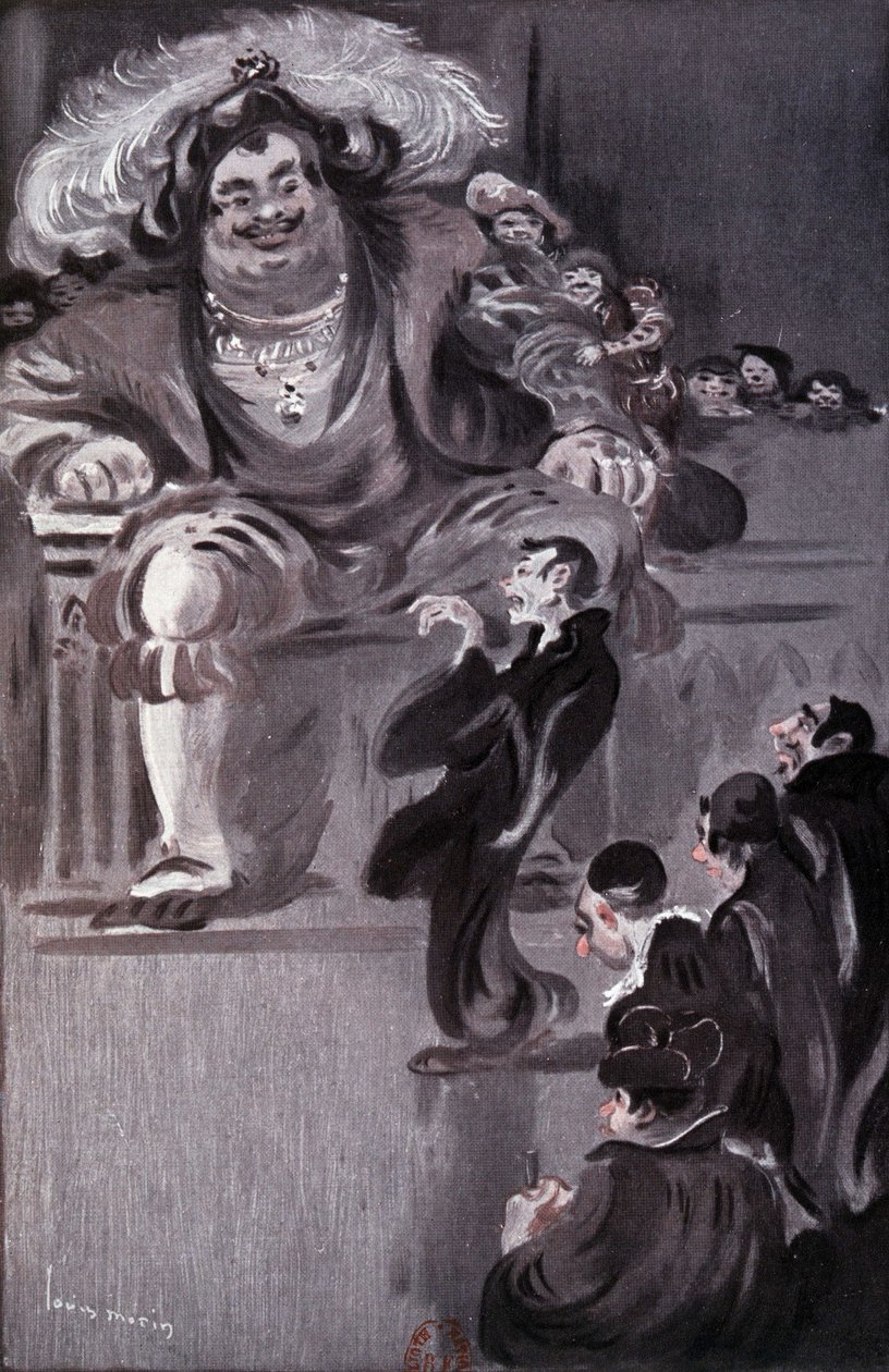 Gargantua - dans "Gargantua" par Rabelais, ill. par Louis Morin, éd. Laurens, Paris - Louis Morin