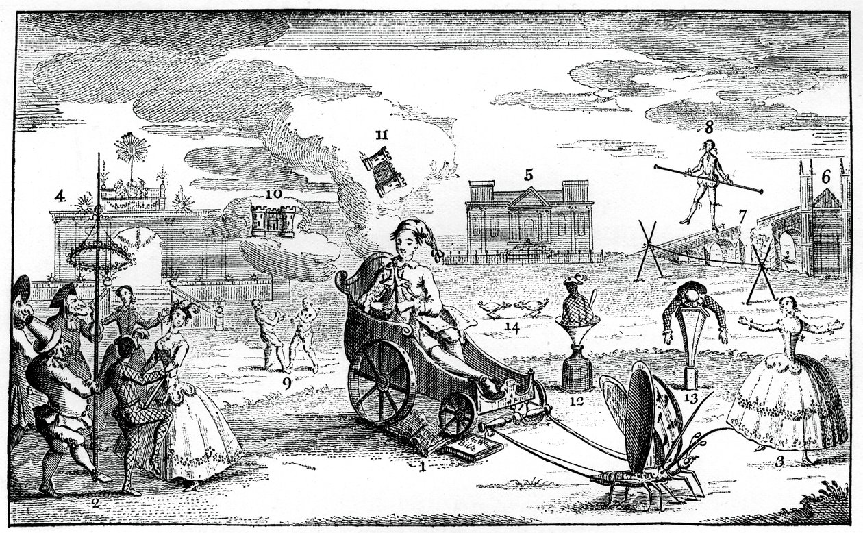 La Folie triomphante, 1749 - Louis Philippe Boitard