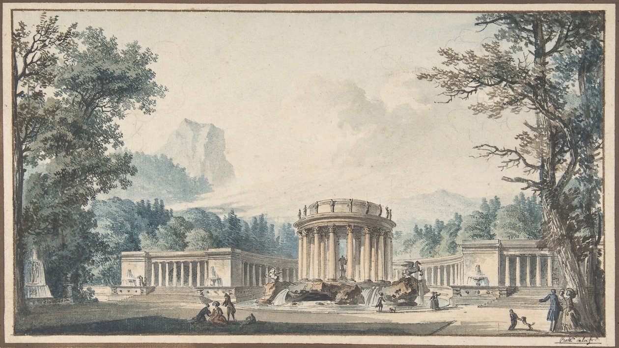 Projet pour un décor de fête, n.d. - Louis Pierre Baltard