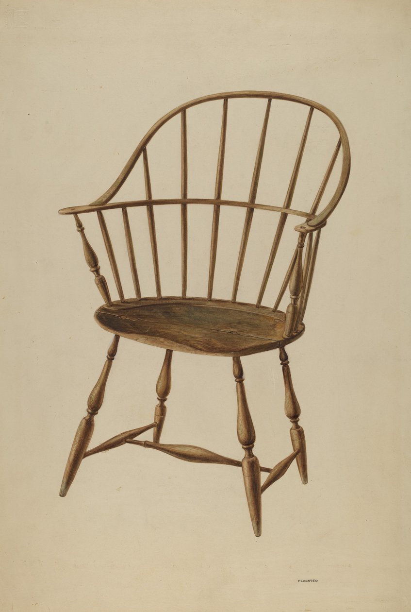 Chaise Windsor, vers 1939 - Louis Plogsted
