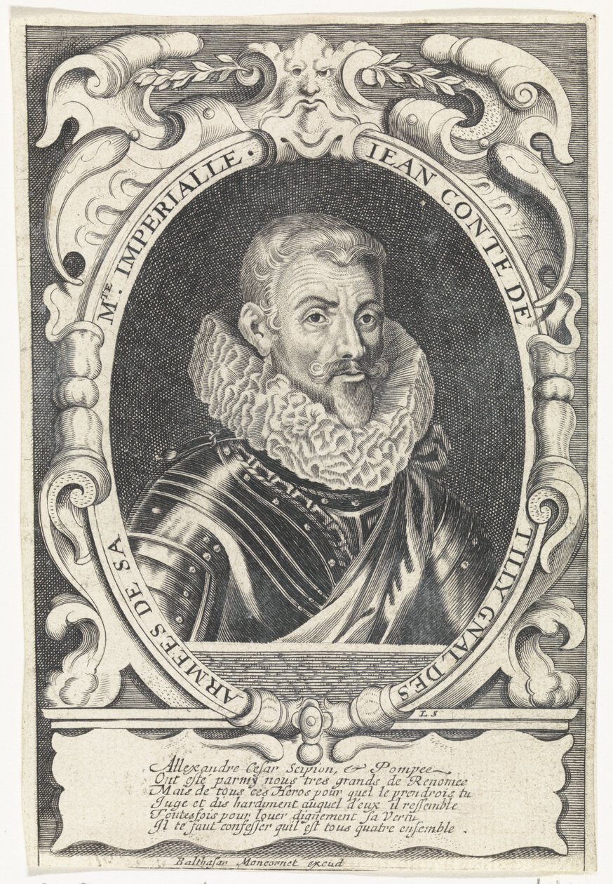 Portrait de Johann Tserclaes, Comte de Tilly - Louis Spirinx