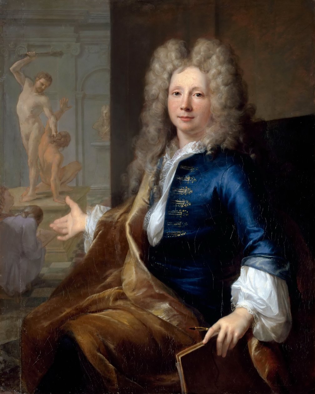 Portrait de Louis Boullogne le Jeune 1654-1733 - Louis Tocqué