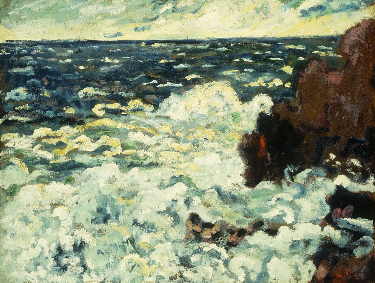 Les vagues - Louis Valtat