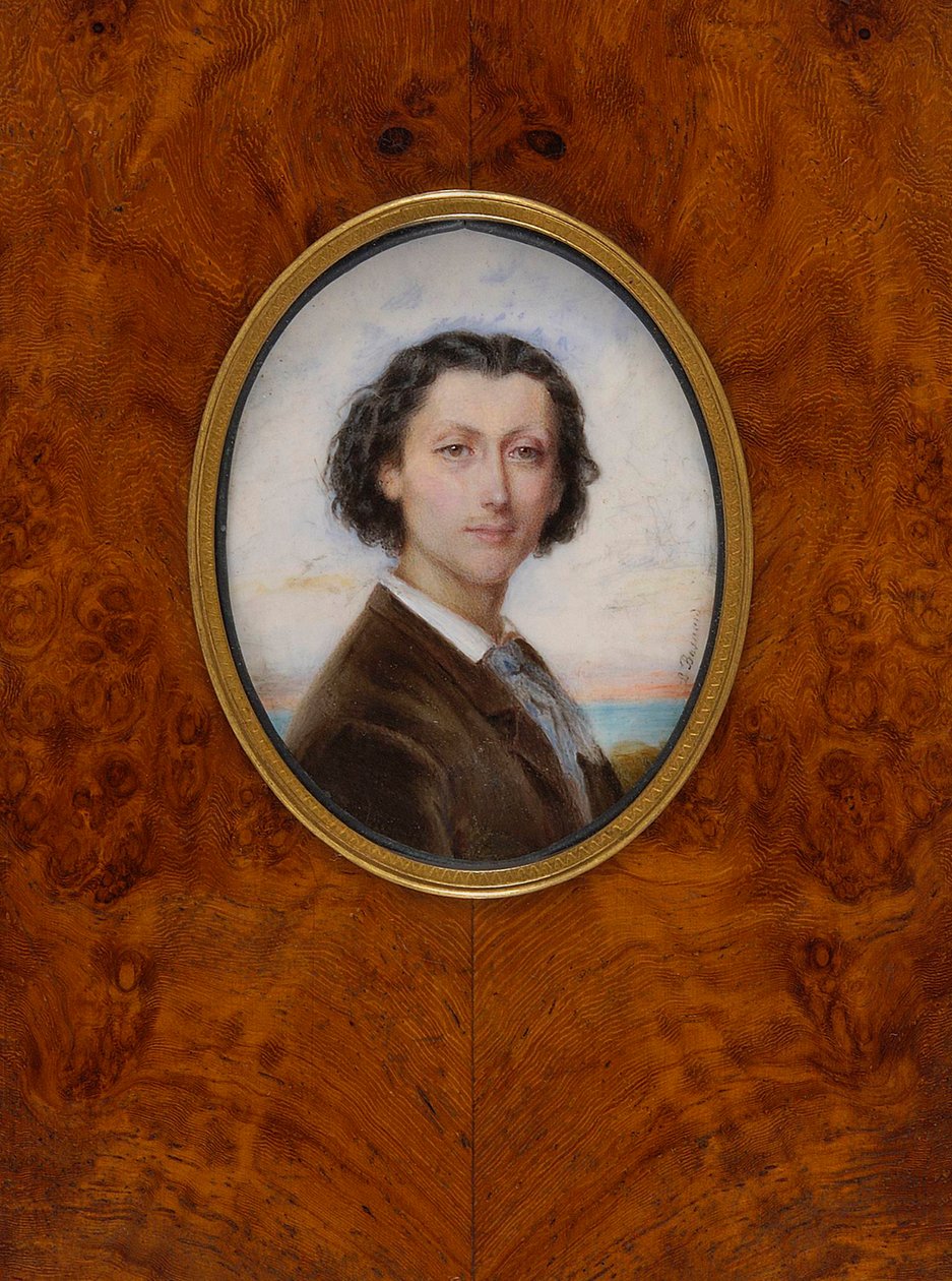 Portrait du compositeur Franz Liszt - Louise Besnard née Vaillant
