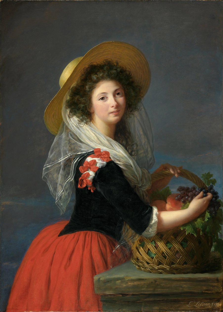 Portrait de Marie Gabrielle de Gramont, Duchesse de Caderousse - Elisabeth Louise Vigee-Lebrun