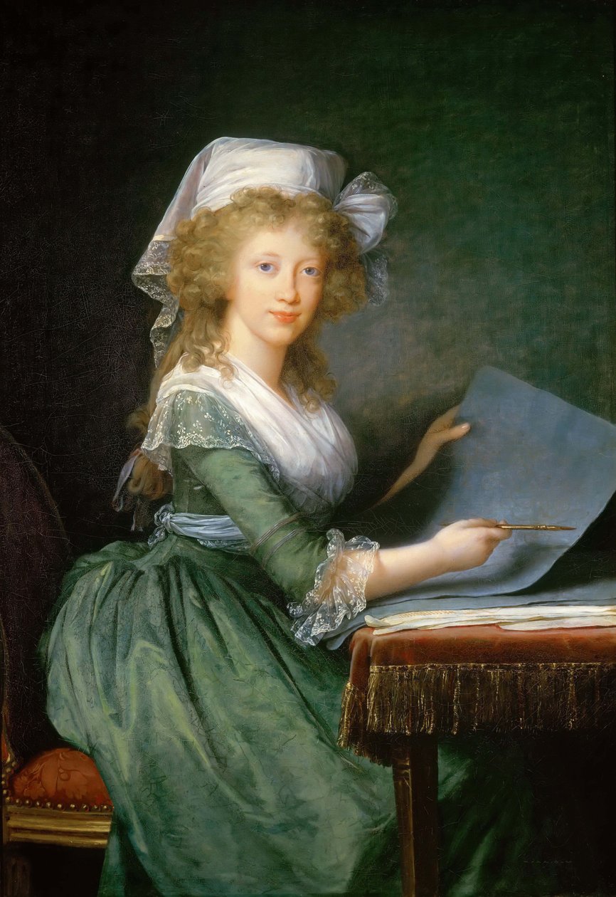 Princesse Luisa Maria de Naples et de Sicile, 1773-1802, vers 1790 - Elisabeth Louise Vigee Lebrun