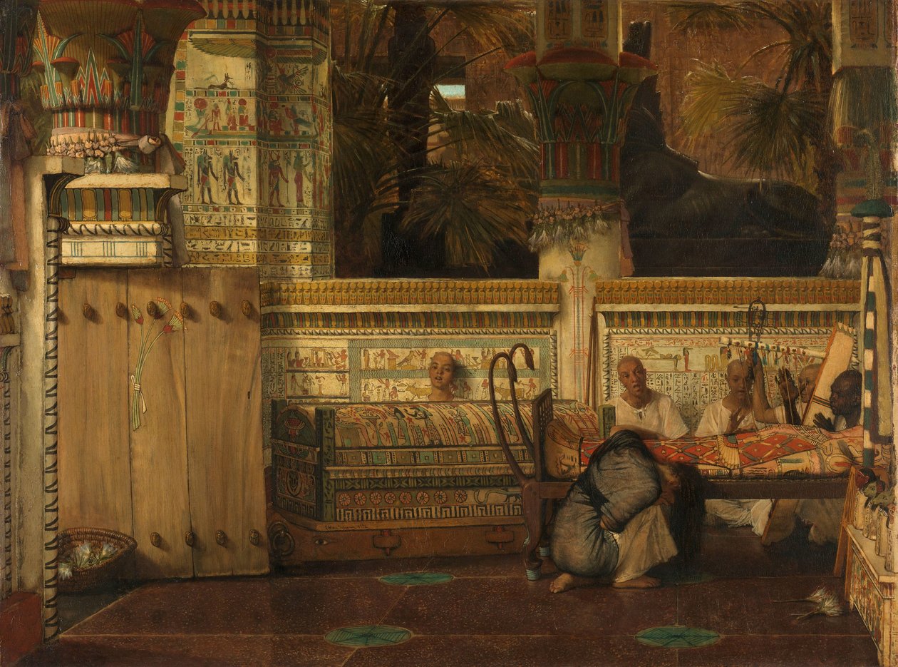 La veuve égyptienne - Lourens Alma Tadema