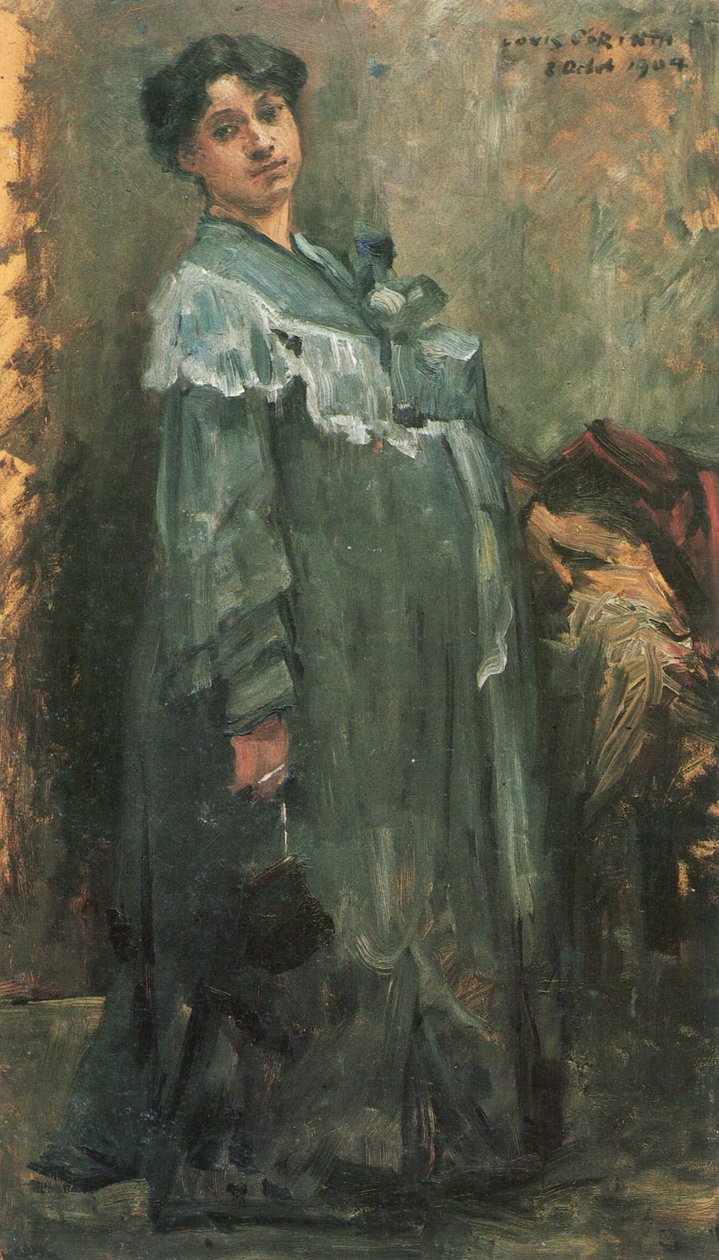 En manteau de soie - Lovis Corinth
