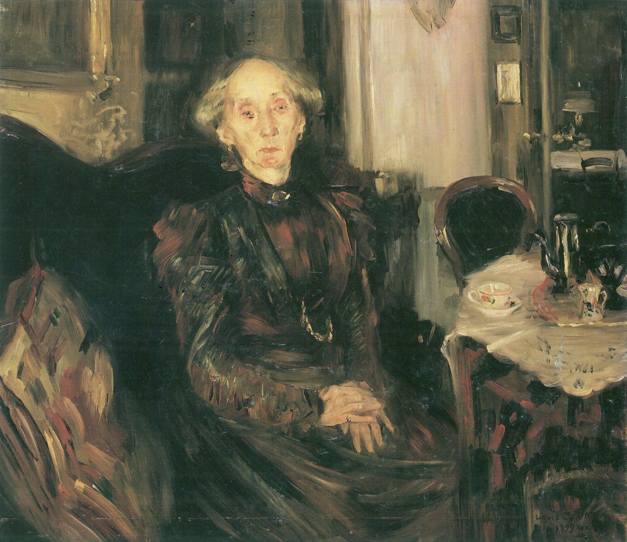 Portrait de la mère Rosenhagen - Lovis Corinth