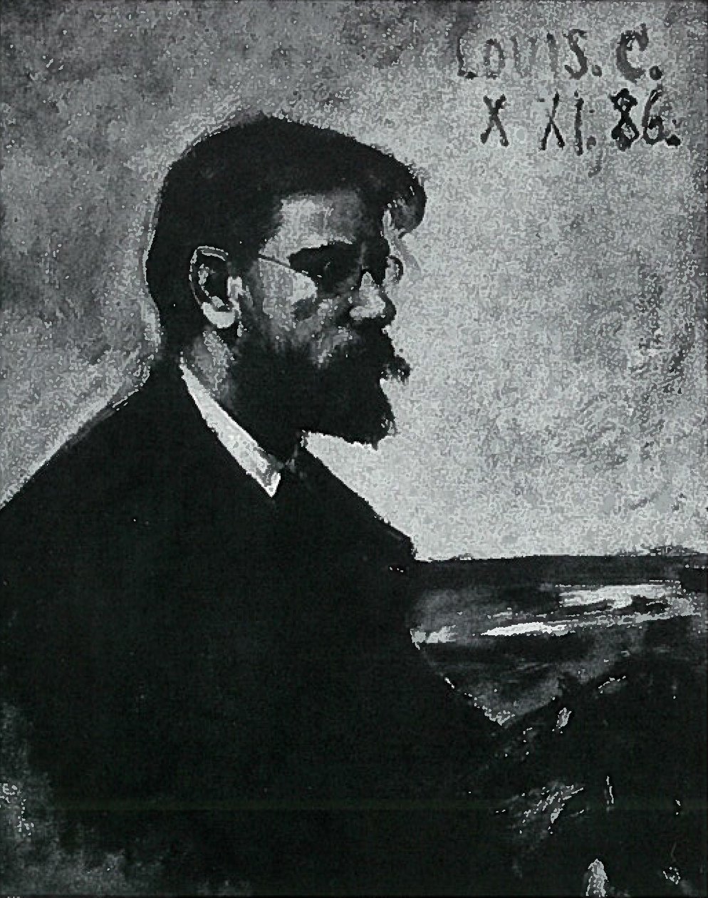 Portrait du peintre Heinrich Fricke - Lovis Corinth