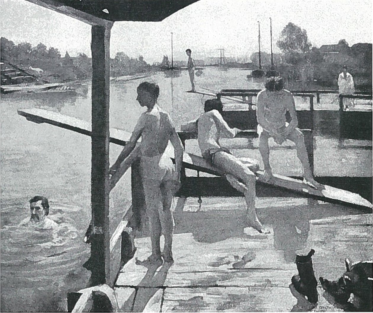 Piscine près de Grothe, Königsberg - Lovis Corinth