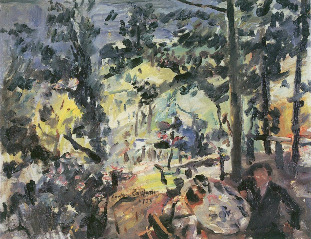 Wachensee, sur la terrasse - Lovis Corinth