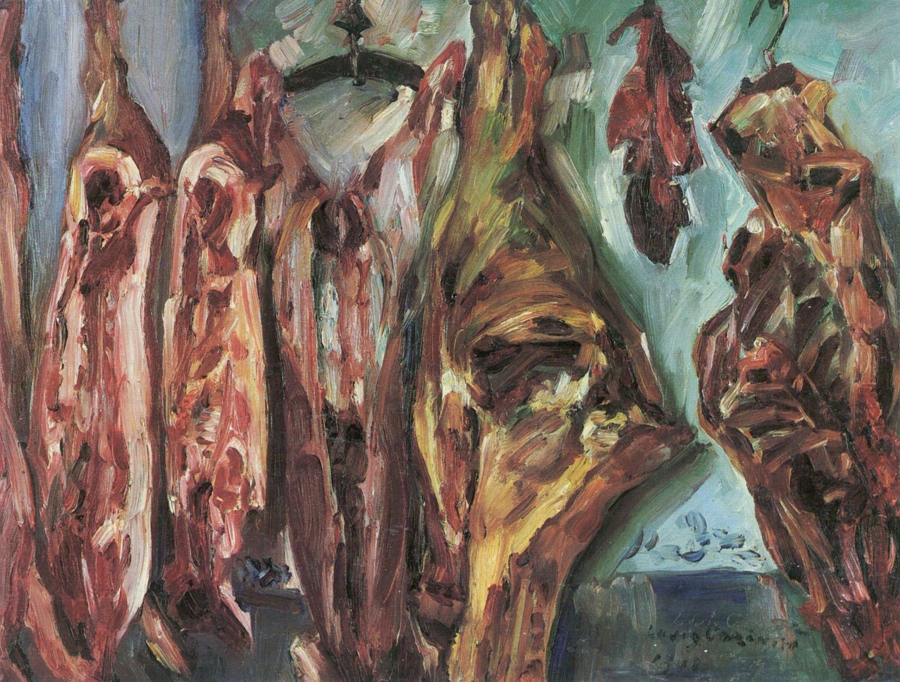 Nature morte de poissons - Lovis Corinth