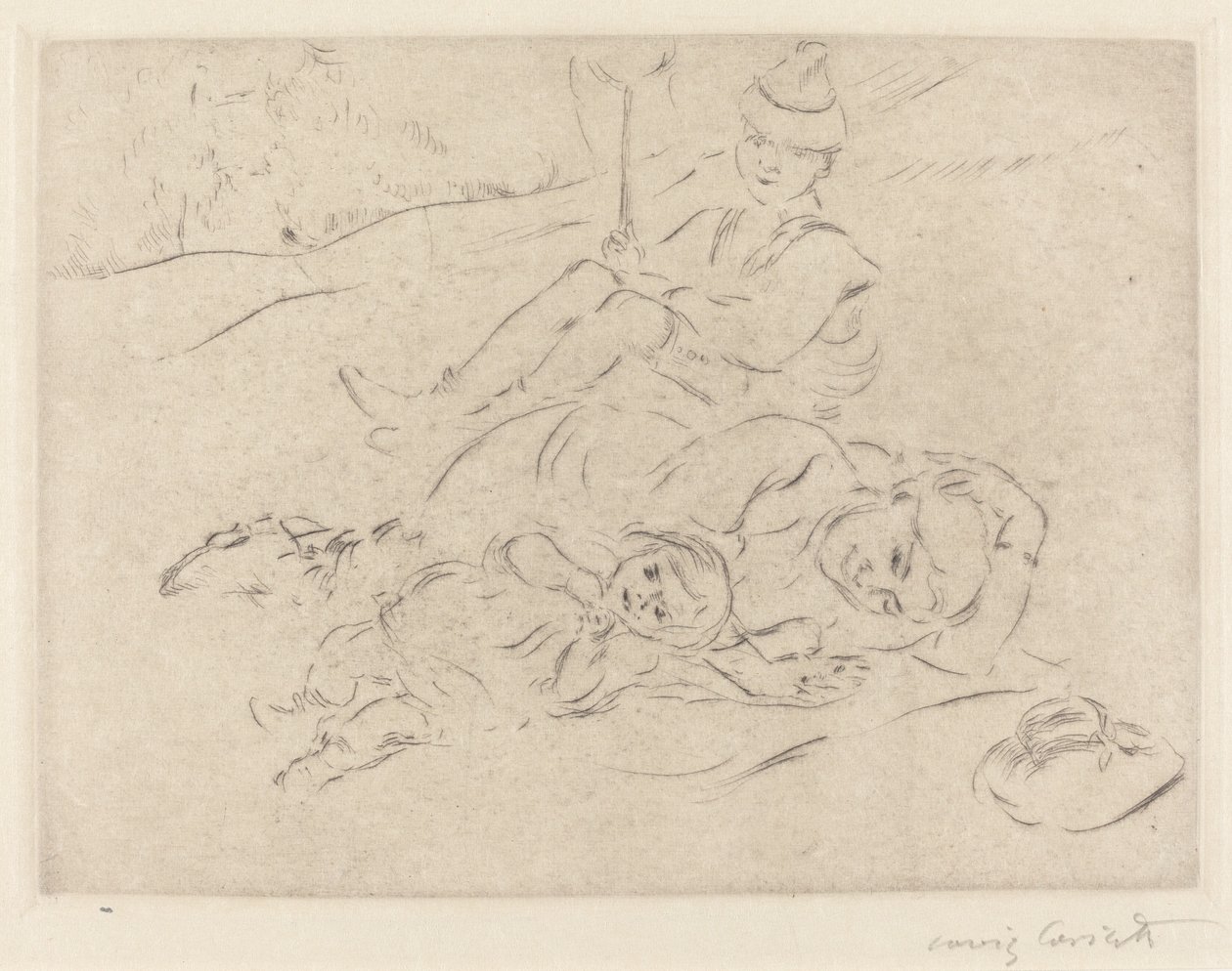 À la campagne - Lovis Corinth