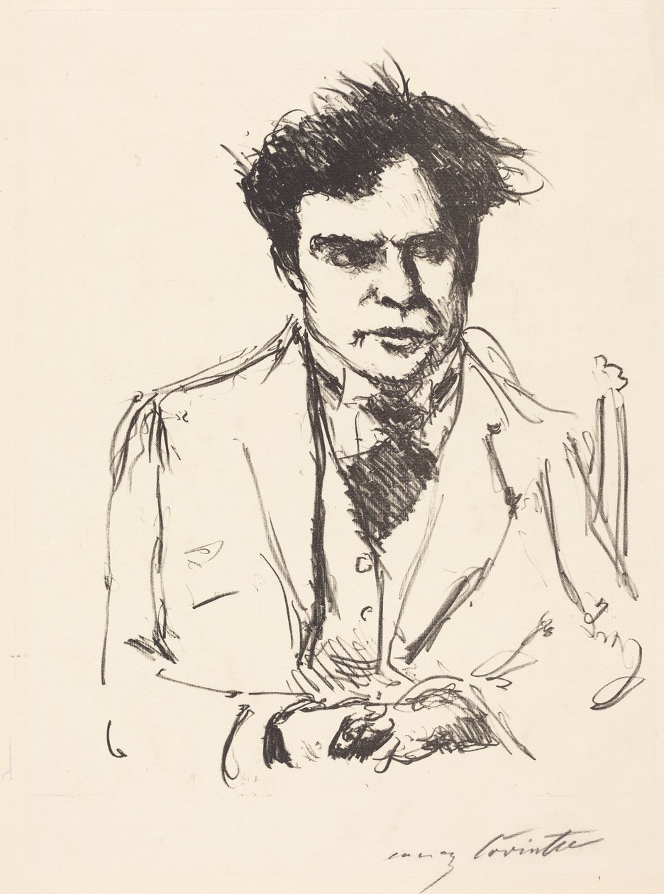 Portrait de Joseph Schwarz (Portrait of Joseph Schwarz) - Lovis Corinth