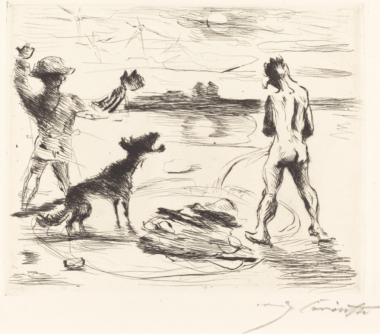 Le banquet de Trimalchio : pl. VII - Lovis Corinth